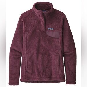 Patagonia Women's Re-Tool Snap-T Fleece Pullover in Deep Plum sz M